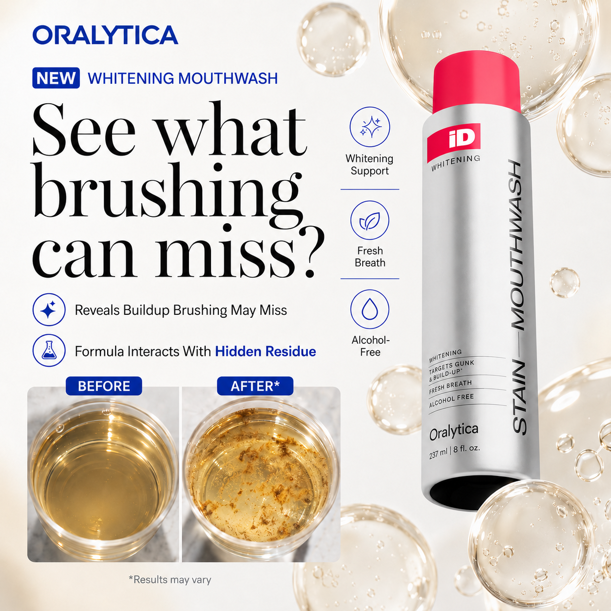 Oralytica™ Original Stain-Lift Whitening Mouthwash