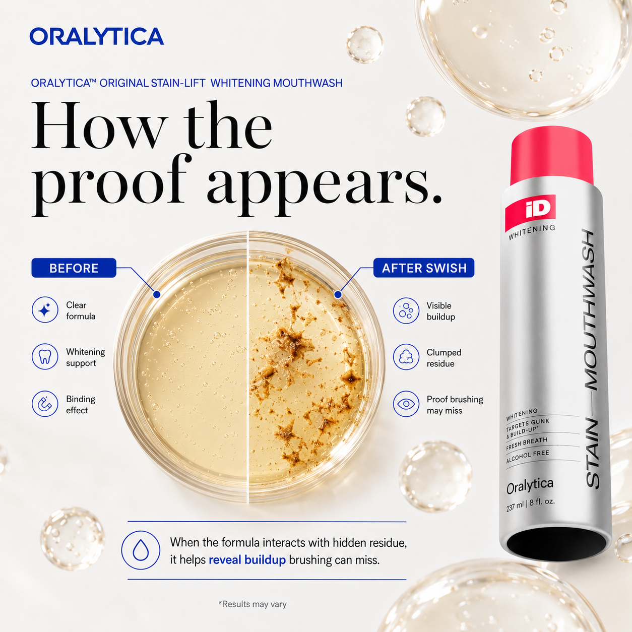 Oralytica™ Original Stain-Lift Whitening Mouthwash