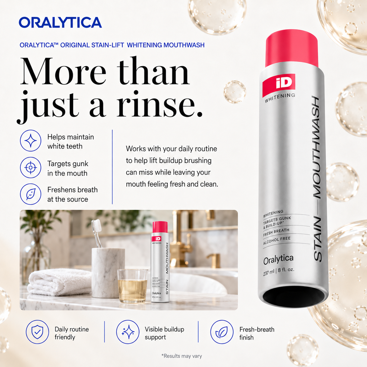 Oralytica™ Original Stain-Lift Whitening Mouthwash