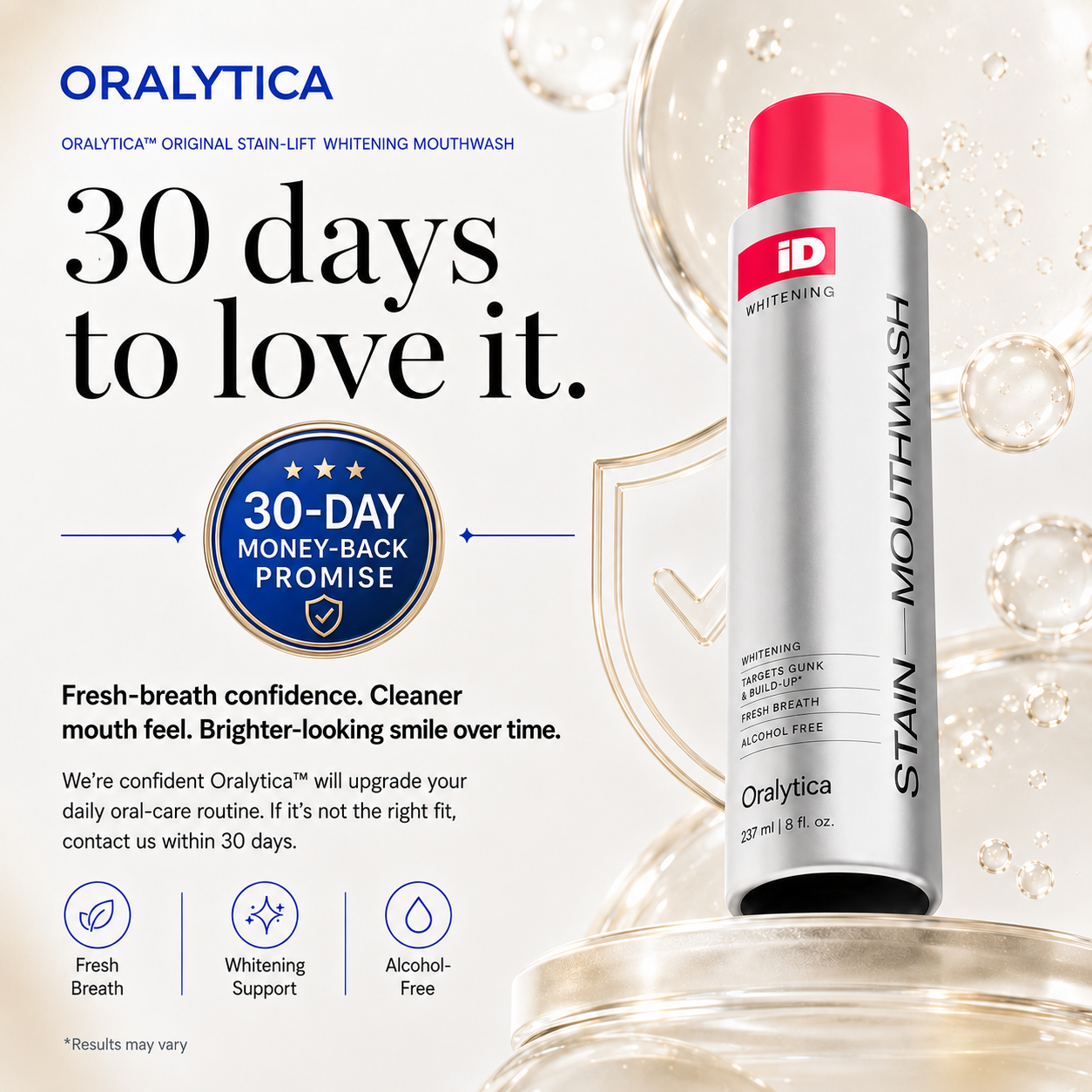 Oralytica™ Original Stain-Lift Whitening Mouthwash
